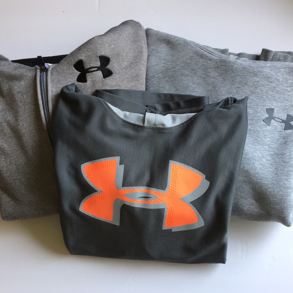 Grey Under Armour Hoodies